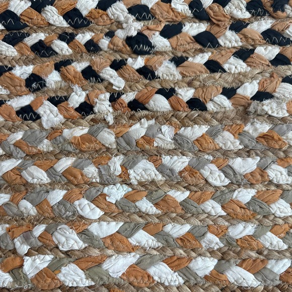 Magid Multi-color Natural Jute boho Shoulder Tote - Picture 2 of 9